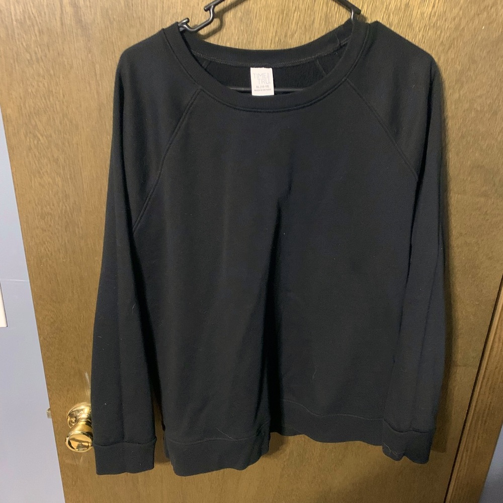Black Time & Tru Crewneck